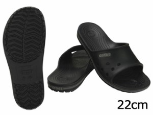 crocs クロックス クロックバンド２．０スライド ２０４１０８　ブラック　２２cm