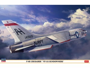 Hasegawa ハセガワ 1/48 F-8E クルーセイダー VF-111 サンダウナーズ
