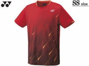 ヨネックス YONEX ユニセックス ゲームシャツ(フィットスタイル) SSサイズ サンセットレッド 10463-496