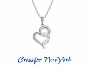 Crossfor クロスフォー ダンシングストーン ネックレス　NYP-585 D-3stone Heart