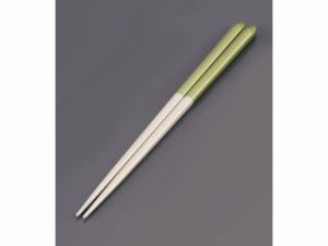 リック 木製　ブライダル箸（５膳入）／パールホワイト／グリーン　