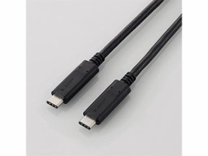 ELECOM エレコム USB2.0ケーブル/C-Cタイプ/認証品/PD対応/5A出力/3.0m/ブラック U2C-CC5P30NBK