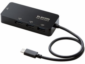 ELECOM エレコム 有線LANアダプタ/Giga対応/USB3.1/Type-C/USBハブ付/ブラック EDC-GUC3H2-B