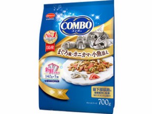 日本ペットフード 株式会社 コンボ キャット まぐろ味・カニカマ・小魚添え 700g