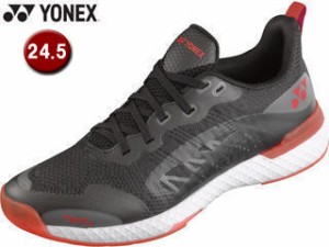 ヨネックス YONEX テニス テニスシューズ パワークッション 507 SHT507 187(ブラック/レッド) 24.5