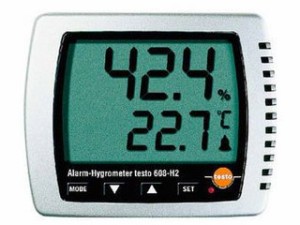 testo テストー 卓上式温湿度計（アラーム付）Ｔｅｓｔｏ６０８−Ｈ２