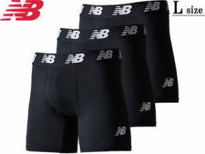 ニューバランス newbalance 【メンズ】プレミアムボクサー 6インチ  前開き 3P 【Lサイズ】LAU13001 パンツ 下着