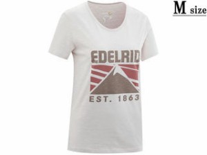 EDELRID エーデルリッド レディース クライミング シャツ Tシャツ Woウイメンズ・ハイバールT V ER49242 ホワイト A) M