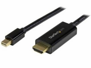 StarTech.com Mini DisplayPort - HDMI変換アダプタケーブル 3m 4K(30Hz)対応 MDP2HDMM3MB