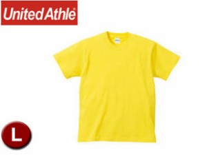 United Athle/ユナイテッドアスレ 500101C  5.6オンスTシャツ アダルトサイズ 【L】 (イエロー)