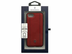 エアージェイ MASERATI 公式ライセンス品 iPhone8/7/6s/6専用 本革バックカバー MAGPEHCI8BU