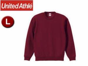 United Athle/ユナイテッドアスレ 10.0オンス T/Cスウェット クルーネックスウェット（裏起毛）アダルト 【L】 （バーガンディ）