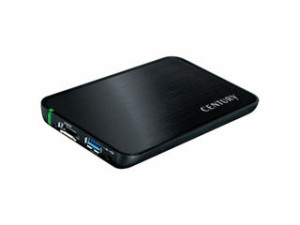 センチュリー シンプルBOX2.5 USB3.0＋eSATA SATA6G 2.5インチHDDケース 工具不要 CSS25EU3BK6G