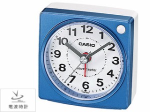 CASIO カシオ TQ-750J-2JF 電波目覚まし時計 ブルー