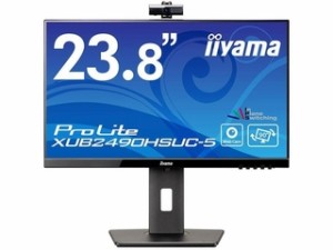 iiyama 飯山 IPS採用 フルHD対応 23.8型液晶ディスプレイ/ブラック/スピーカー/昇降/回転 XUB2490HSUC-5