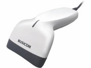 ビジコム BC-BR1000U-W 一次元バーコードリーダー(USB・白)