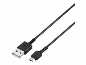 BUFFALO/バッファロー USB microBケーブル スリム 3.0m ブラック BSMPCMB130BK