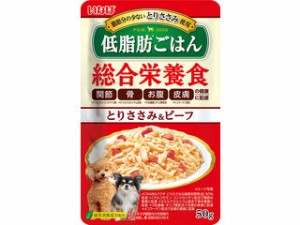 INABA いなばペットフード いなば 低脂肪ごはん とりささみ＆ビーフ 50g