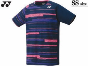 ヨネックス YONEX ユニセックス ゲームシャツ(フィットスタイル) SSサイズ ネイビーブルー 10472-019