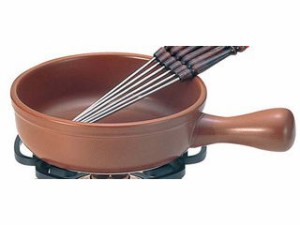SHINKO 新光金属 チーズフォンデュセットＴ−２００用　鍋丈　陶器製