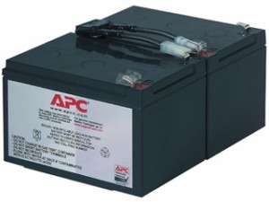 シュナイダーエレクトリック（APC） 在庫限り APC SUA1000J/SUA1000JB/SMT1000J 交換用バッテリーキット RBC6L