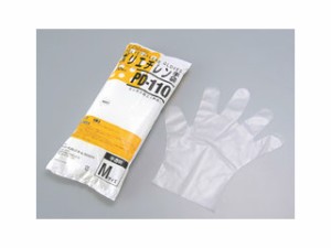 DUNLOP ダンロップホームプロダクツ ポリエチレン手袋（１００枚入）PD-110　クリアー　L