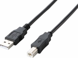 ELECOM エレコム エコな簡易パッケージ USB2.0ケーブル（A-Bタイプ） 5.0m U2C-JB50BK