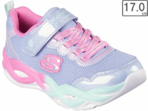 SKECHERS/スケッチャーズ 【キッズ】Sライツ ツイスティー グロウ【17.0cm】【ペリウィンクル/マルチ】303717L