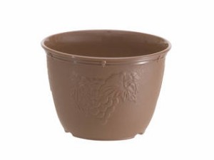 山田化学 植木鉢 ビオラデコ 7号 チョコブラウン (プラスチック製 プランター)