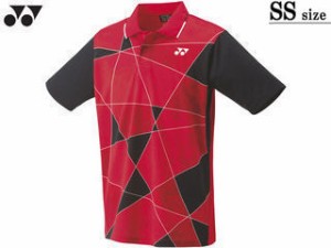 ヨネックス YONEX ユニセックス ゲームシャツ SSサイズ サンセットレッド 10465-496