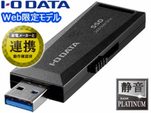 I・O DATA アイ・オー・データ Web限定モデル USB 3.2 Gen 2対応スティックSSD 2TB パソコン/テレビ録画対応 SSPM-US2K/E