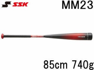 SSK エスエスケイ MM23 【85cm】【740g】【レッド×ブラック】 一般軟式 ウレタンバット SBB4037