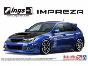 AOSHIMA アオシマ ザ・チューンドカー 1/24 ings GRBインプレッサ WRX STI '07（スバル） 058756