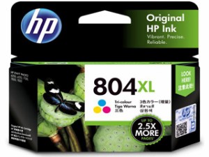 HP エイチピー HP 804XL インクカートリッジ カラー(増量) T6N11AA