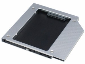 ainex アイネックス 薄型光学ドライブベイ用 HDDマウンタ 9.5mm厚 HDM-40A
