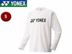 ヨネックス YONEX 16158-11 UNI ロングスリーブTシャツ 【S】 （ホワイト）