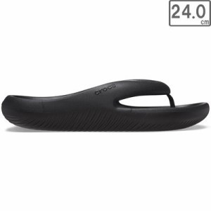 クロックス crocs 【ユニセックス】メロウ リカバリー フリップ【ブラック】【24cm】 208437