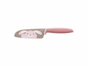 FUJI CUTLERY 富士カトラリー グーテ　子供用包丁（両刃） ＦＣ−７９１　ピンク（うさぎ）