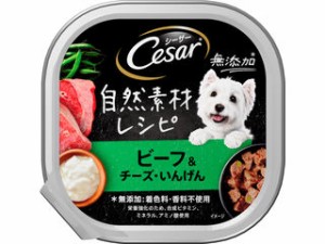 MARS マースジャパンリミテッド シーザー 自然素材レシピ ビーフ＆チーズ・いんげん 85g