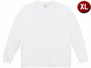 United Athle/ユナイテッドアスレ 5.6オンス ビッグシルエット ロングスリーブ Tシャツ XLサイズ (ホワイト) 550901-1
