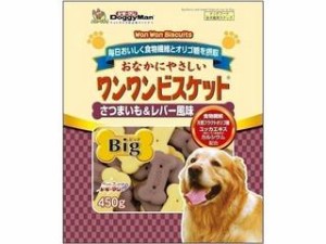 DoggyMan ドギーマンハヤシ おなかにやさしいワンワンビスケットBig さつまいも＆レバー風味 450g