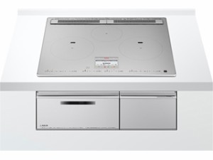 HITACHI 日立 HT-N100STF　ビルトイン3口IH N100Tシリーズ プレミアムシルバー【60ｃｍ】【単相200V】