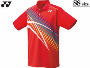 ヨネックス YONEX ユニセックス ゲームシャツ SSサイズ サンセットレッド 10433-496