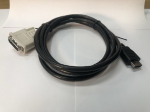 全国送料無料 中古モニタ ケーブル　HDMI to DVI　約1m　古いDVI付きモニタにHDMI出力のPCが接続できます。 中古 安い 中古液晶 中古ディ