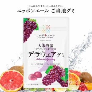 ご当地グミ [ ニッポンエール 大阪府産 デラウェア ] グミ ご当地 お菓子 グルメ お土産 名産 果実グミ 全国農協食品