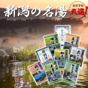 入浴剤 [9個セット 新潟の名湯・秘湯シリーズ] 詰め合わせ 新潟の名湯 温泉 セット お風呂 母の日 父の日 ギフト