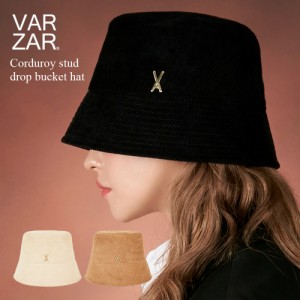 VARZAR バザール Corduroy stud drop bucket hat 【正規品 国内発送 送料無料】 3color コーデュロイスタッド ドロップ バケットハット 