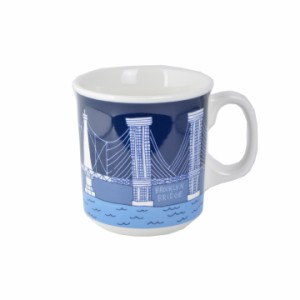 フィッシュエディ FISHS EDDY マグカップ  B & T BRIDGE MUG 500156 大きい 食器 洋食器 陶器 ブランド おうちカフェ おしゃれ お洒落 ス