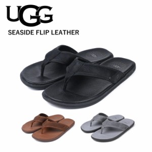 UGG アグ SEASIDE FLIP LEATHER  シーサイド フリップ レザー 1102690  サンダル メンズ トングサンダル