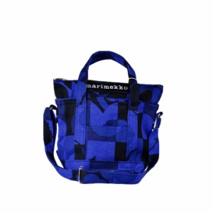 マリメッコ Marimekko MILLI MATKURI RUUTU UNIKKO BAG 090319 2WAY ショルダーバッグ レディース ウニッコ ケシの花 キャンパス生地 バ